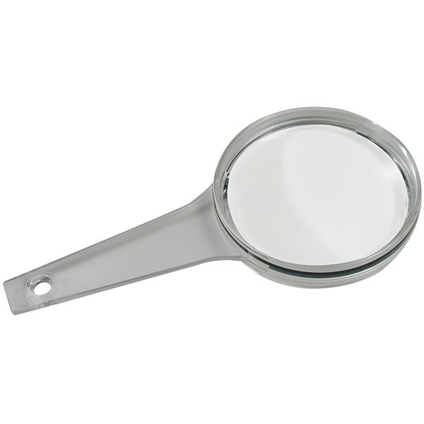 2.3X COIL Clear Lucite Magnifier - 3.9 Inch Lens - Click Image to Close